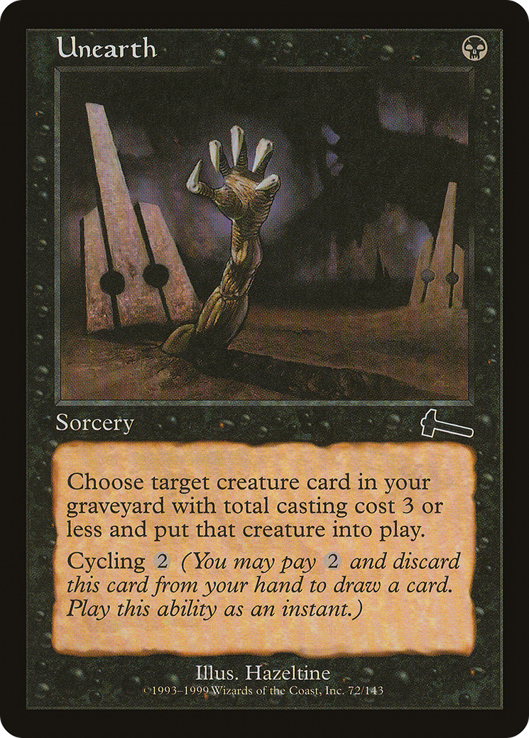 Unearth (ULG-072) [Urza's Legacy] Foil
