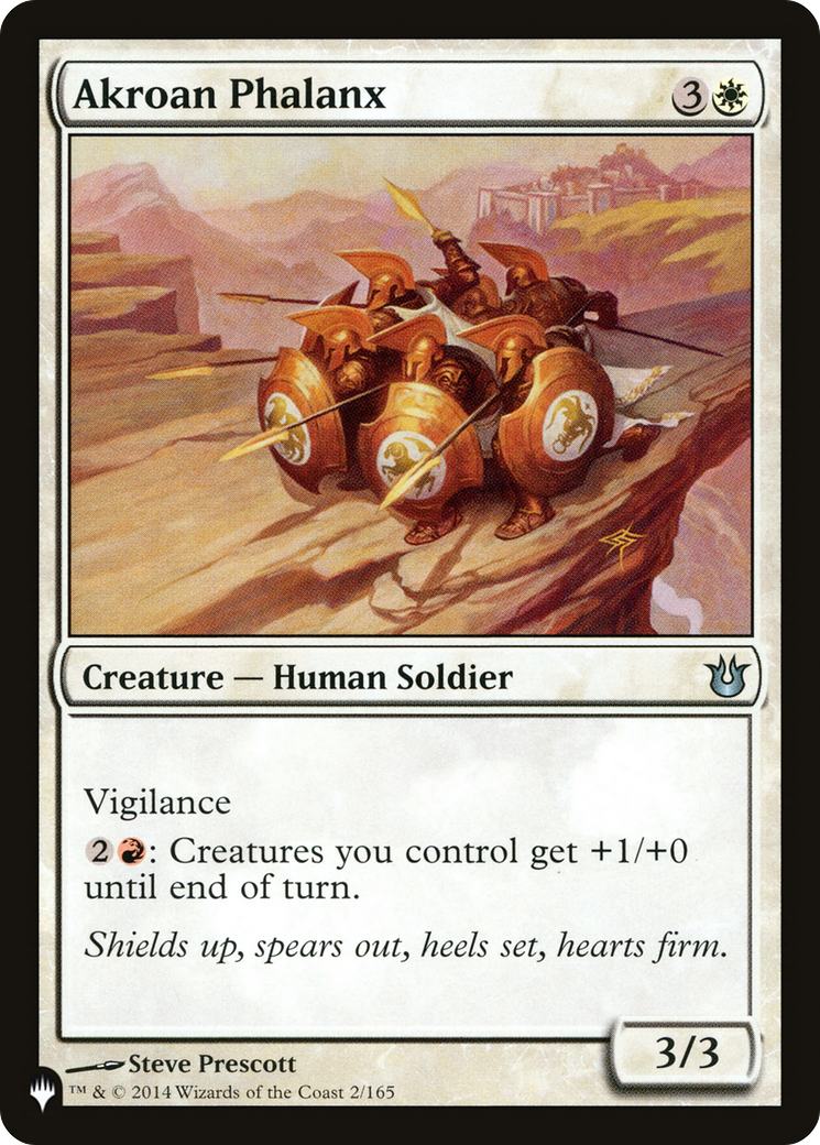 Akroan Phalanx (LIST-2/165) [The List]