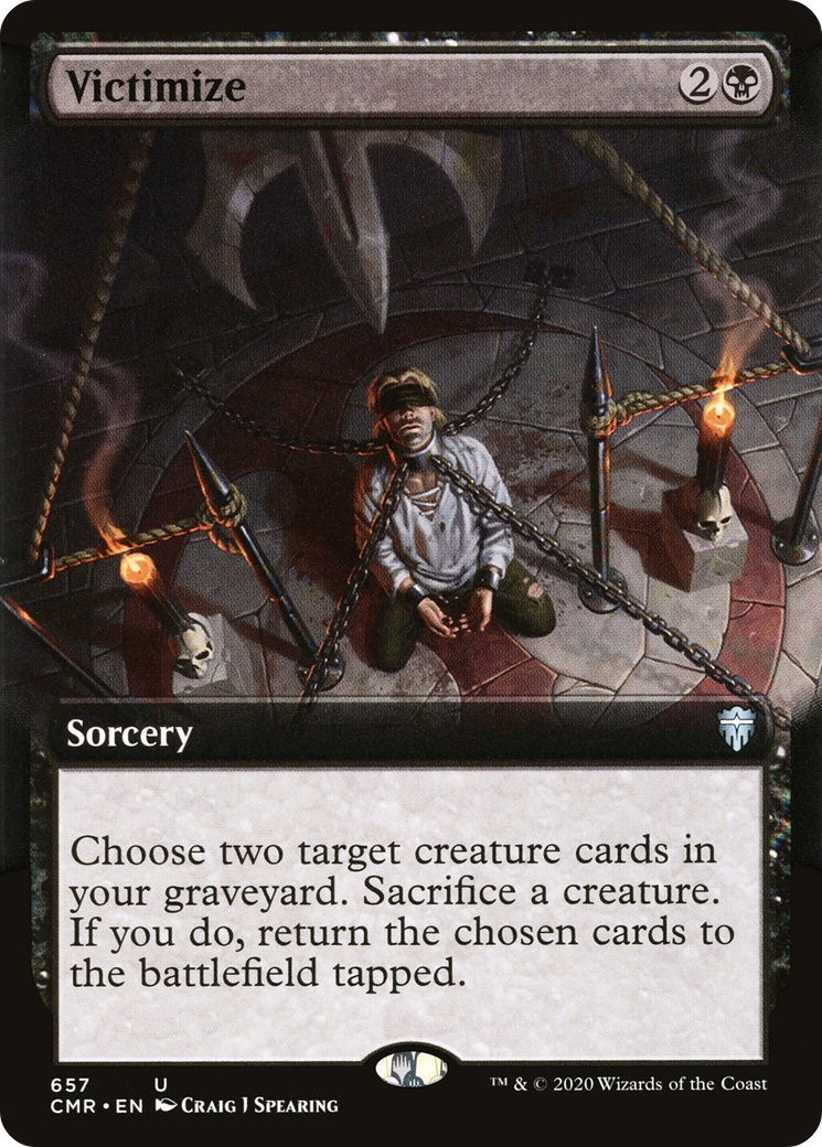 Victimize (Extended Art) (CMR-657) [Commander Legends]