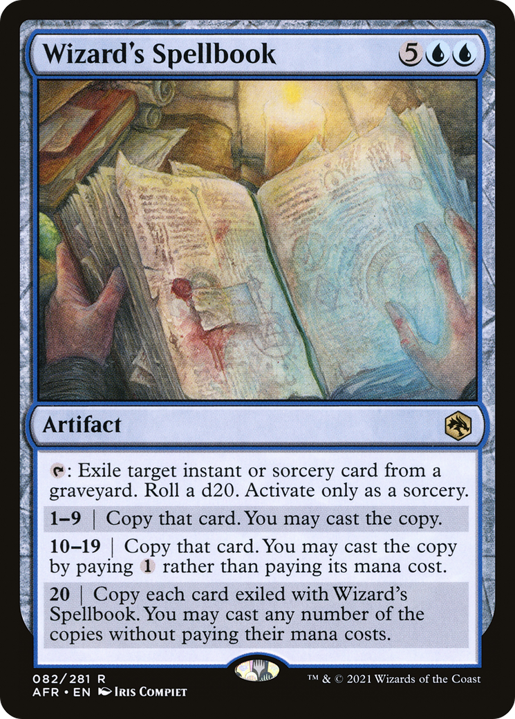 Wizard's Spellbook (AFR-082) [Adventures in the Forgotten Realms]