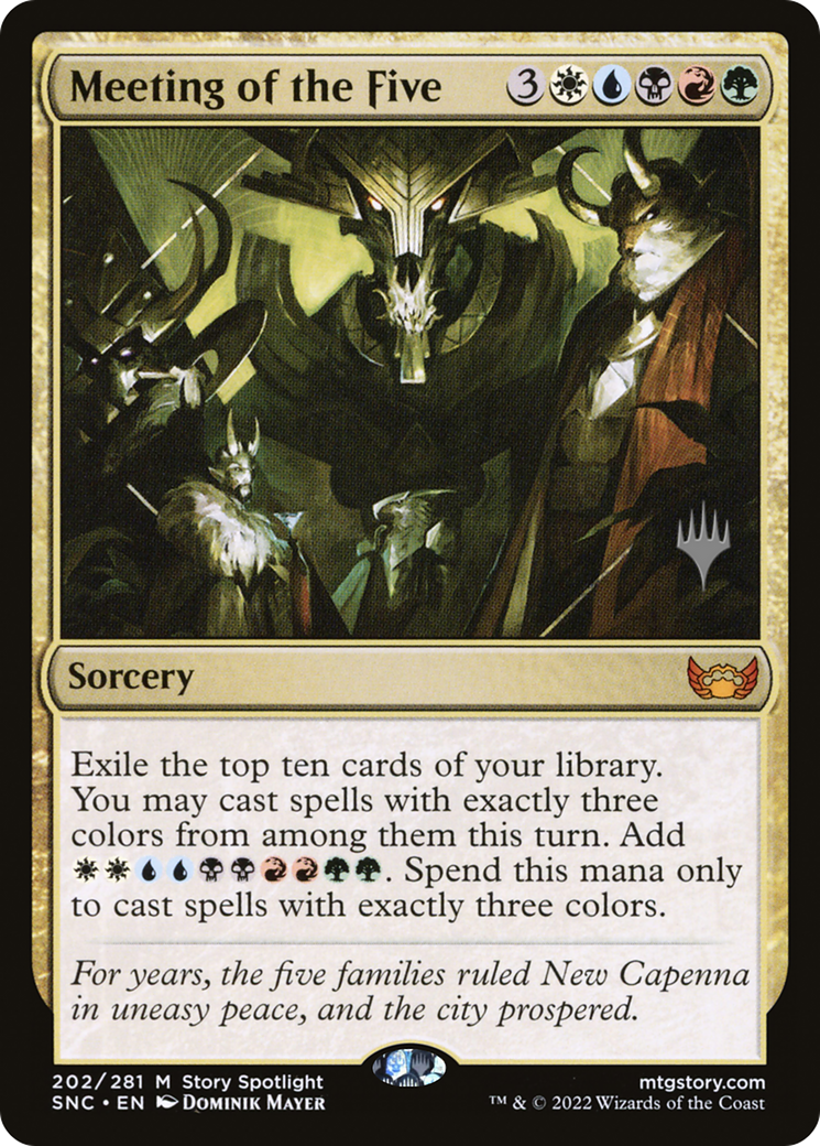 Meeting of the Five (PPSNC-202) [Promo Pack: Streets of New Capenna Promos]