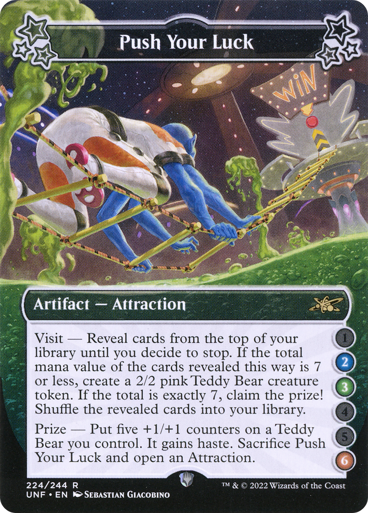 Push Your Luck (2-3-6) (UNF-224) [Unfinity] Foil