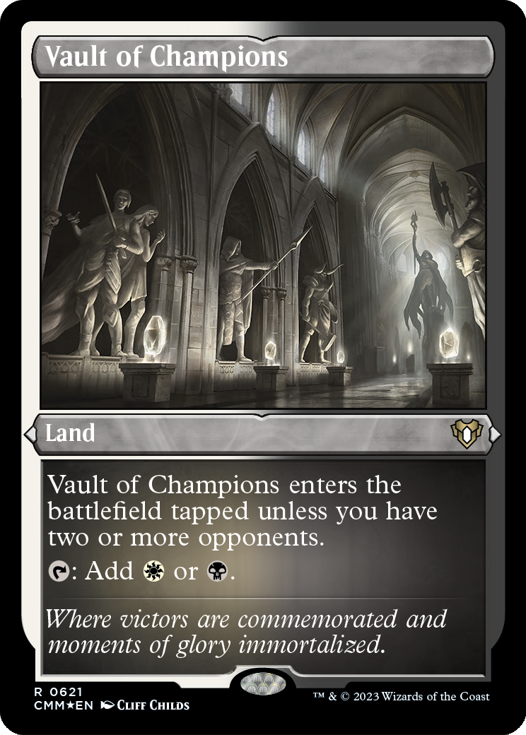 Vault of Champions (Foil Etched) (CMM-621) [Commander Masters] Foil