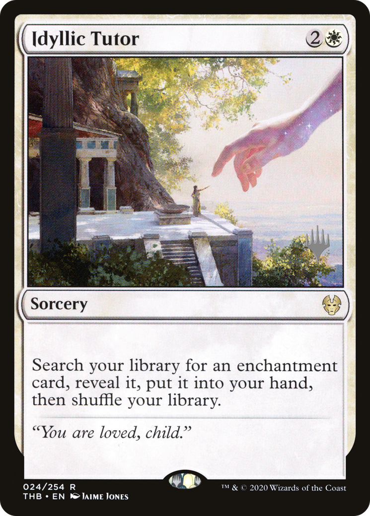 Idyllic Tutor (PPTHB-024) [Promo Pack: Theros Beyond Death Promos]