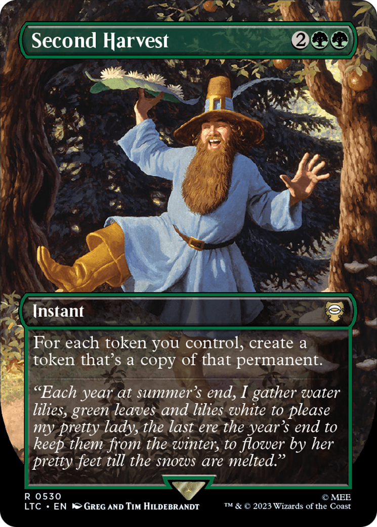 Second Harvest (Borderless) (LTC-530) [Tales of Middle-earth Commander] Foil