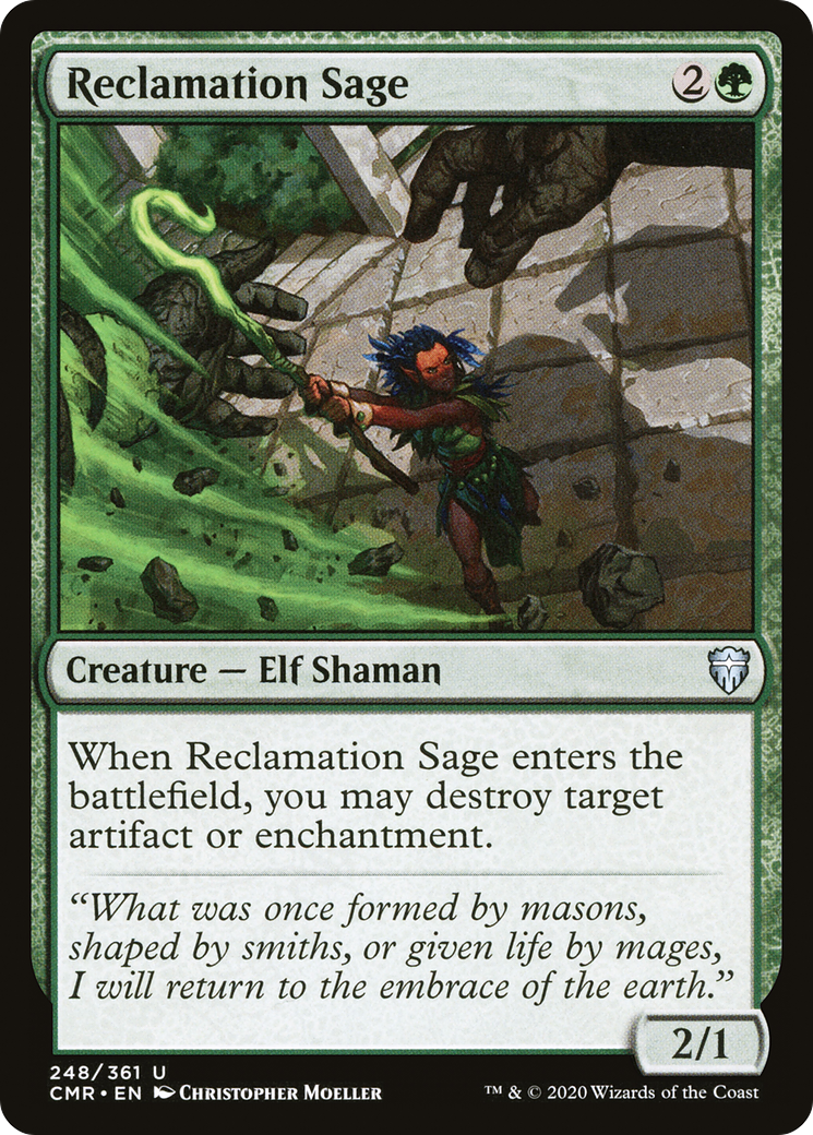 Reclamation Sage (CMR-248) [Commander Legends] Foil