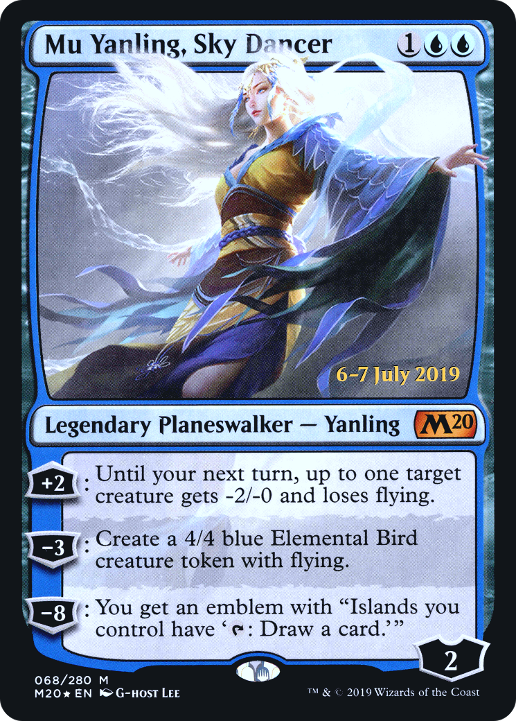 Mu Yanling, Sky Dancer (PRE-068) [Core Set 2020 Promos] Foil