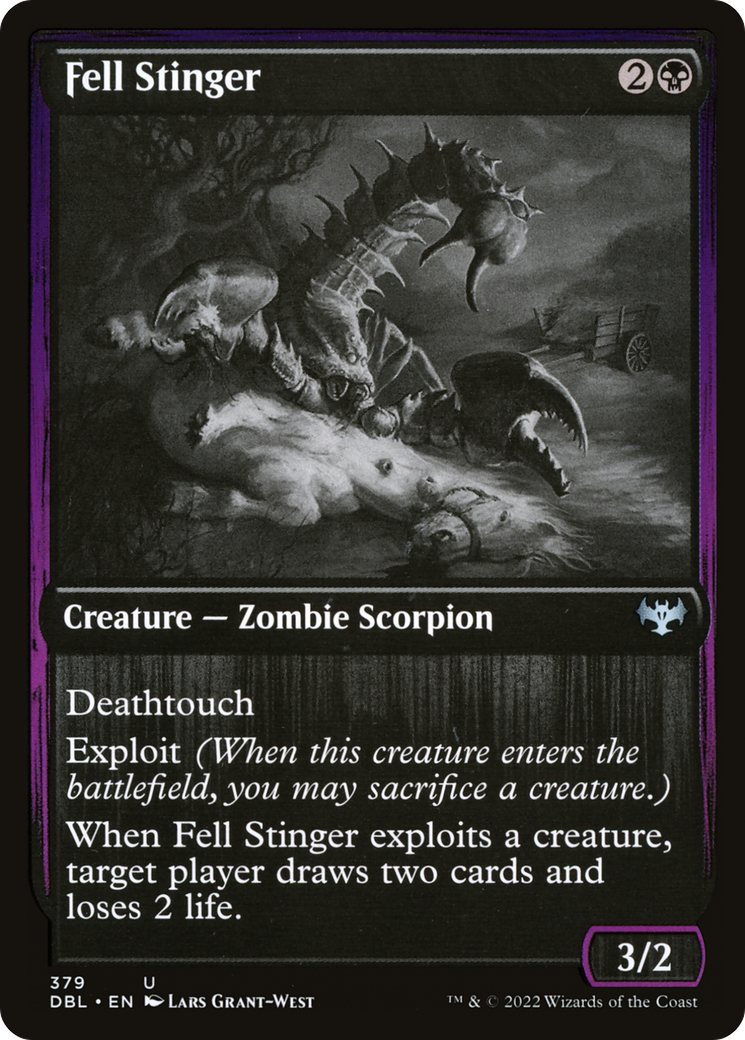 Fell Stinger (DBL-379) [Innistrad: Double Feature] Foil