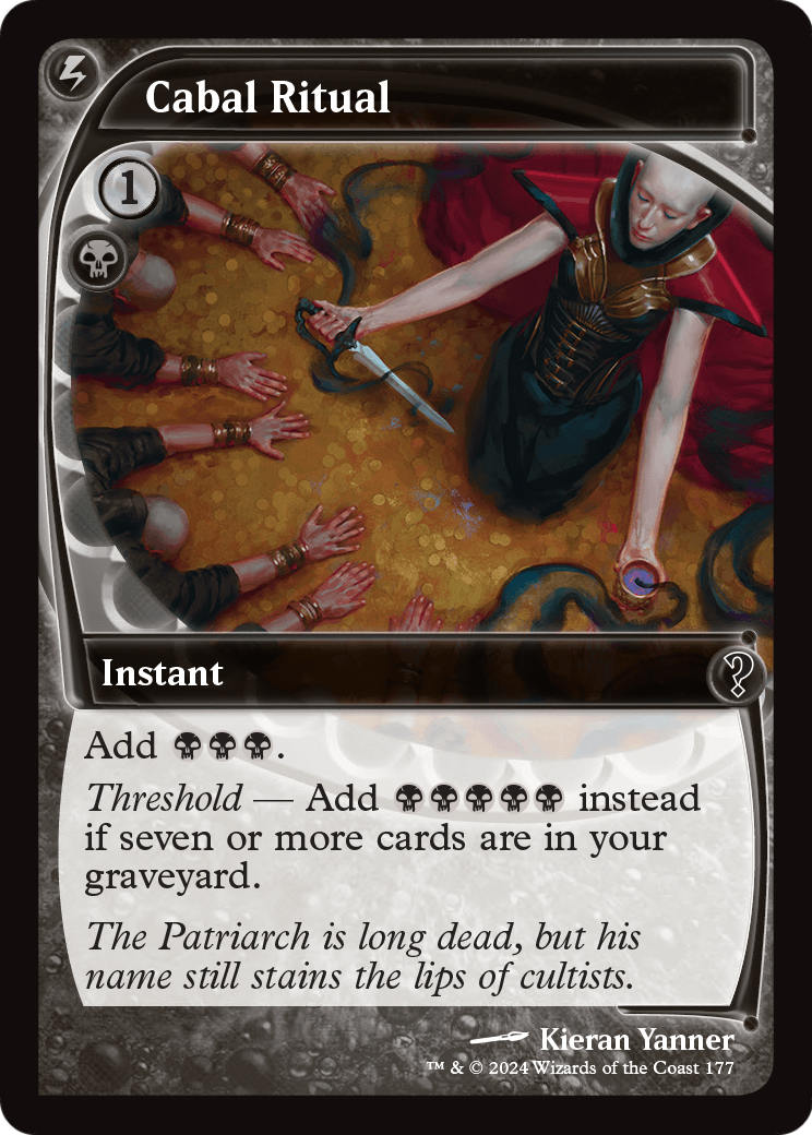Cabal Ritual (Future Sight) (MB2-177) [Mystery Booster 2] Foil