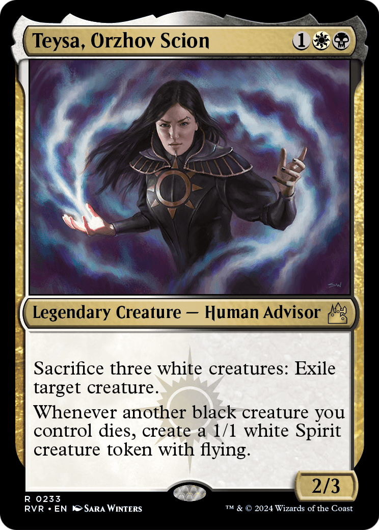 Teysa, Orzhov Scion (RVR-233) [Ravnica Remastered] Foil