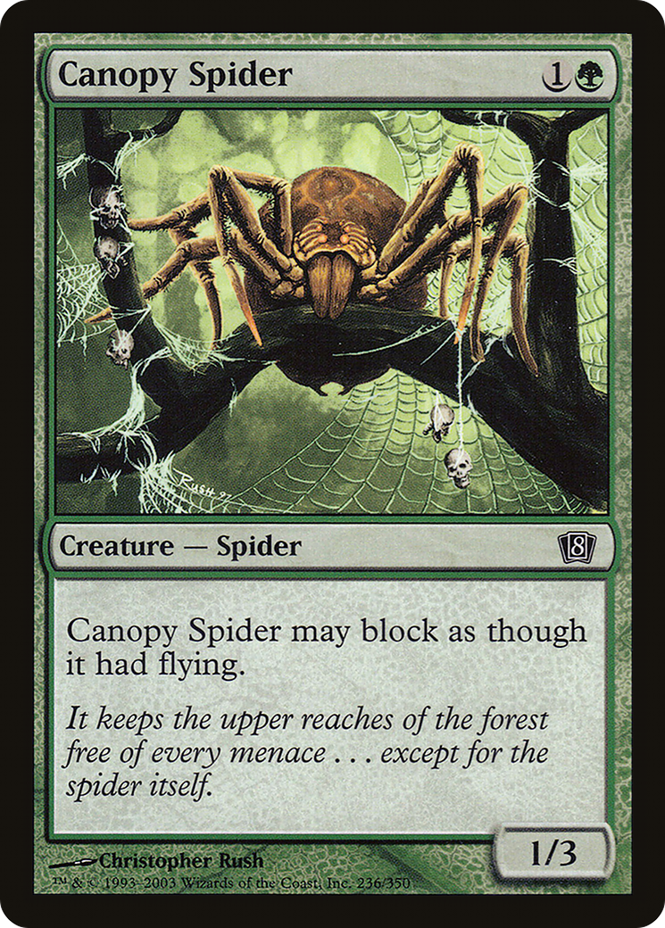 Canopy Spider (8ED-236) [8th Edition] Foil