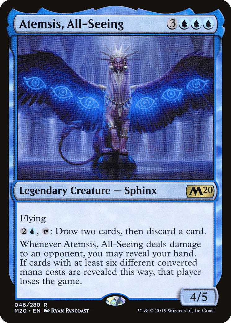 Atemsis, All-Seeing (M20-046) [Core Set 2020] Foil