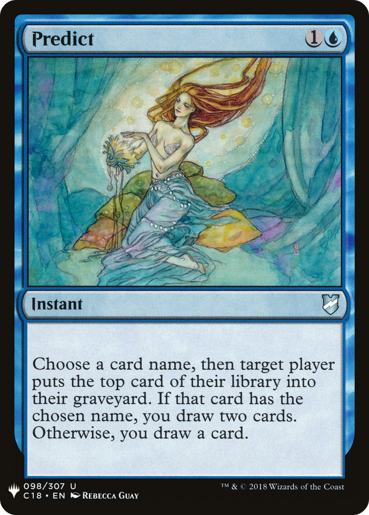 Predict (LIST-098) [The List]