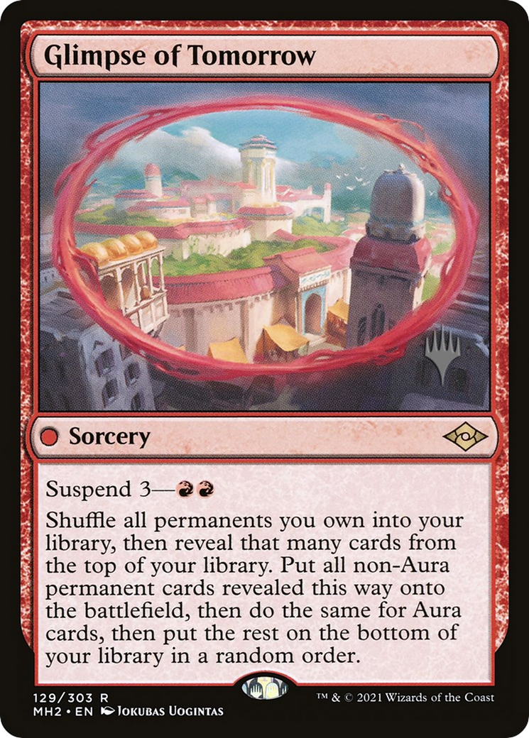 Glimpse of Tomorrow (PPMKM-129) [Promo Pack: Modern Horizons 2 Promos] Foil