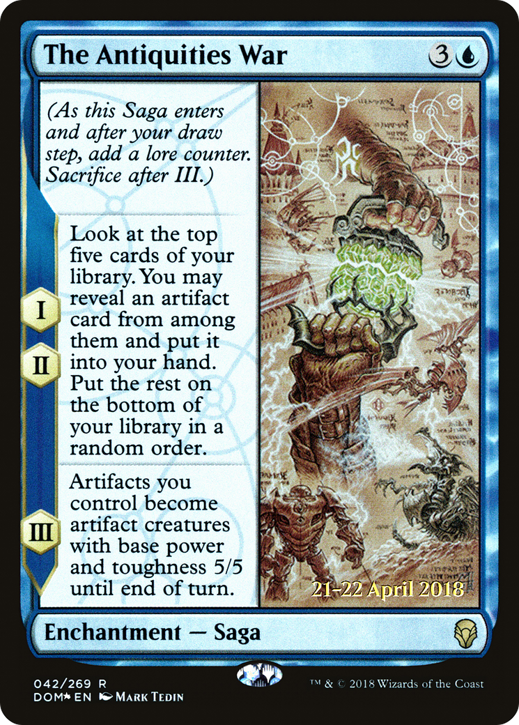 The Antiquities War (PRE-042) [Dominaria Promos] Foil