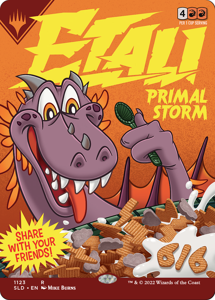 Etali, Primal Storm (SLD-1123) (Borderless) [Secret Lair Drop] Foil