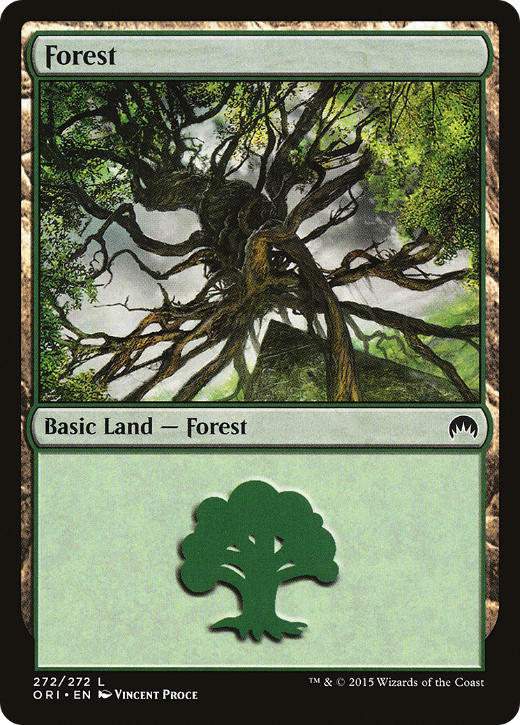 Forest (272) - Foil [Magic Origins]