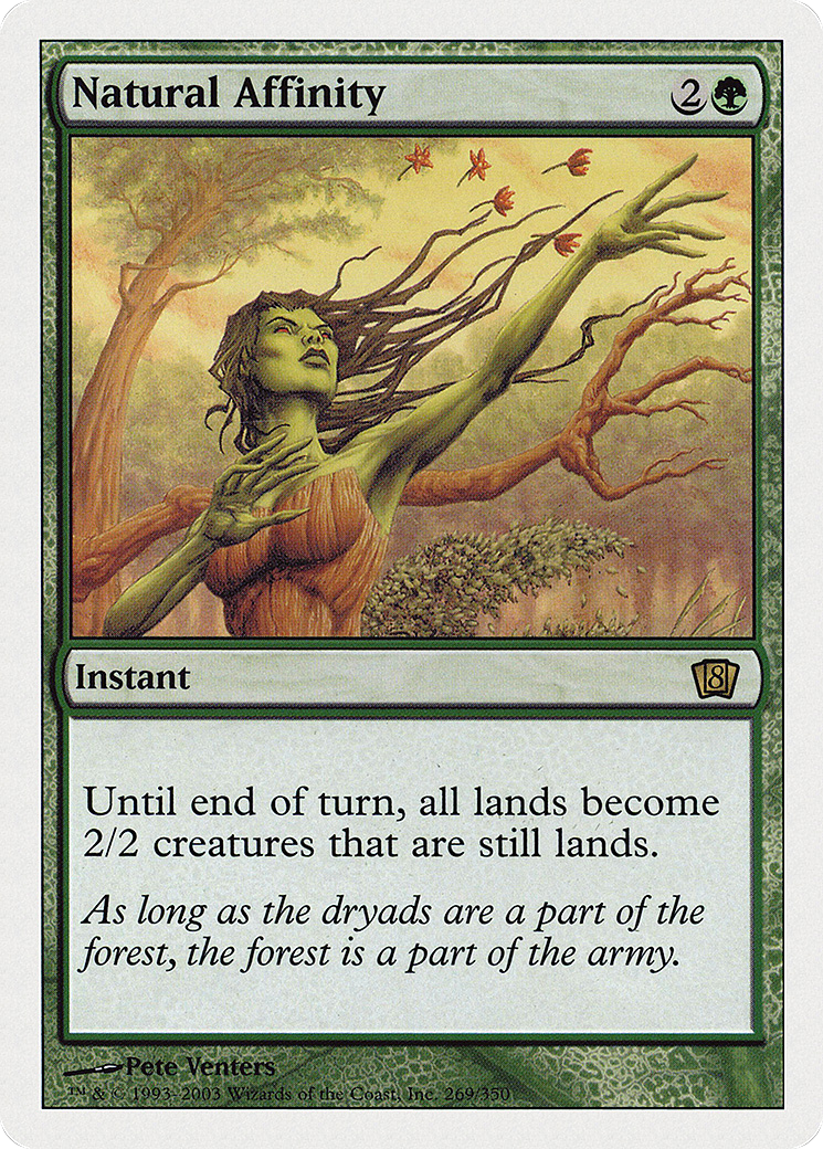 Natural Affinity (8ED-269) [8th Edition] Foil