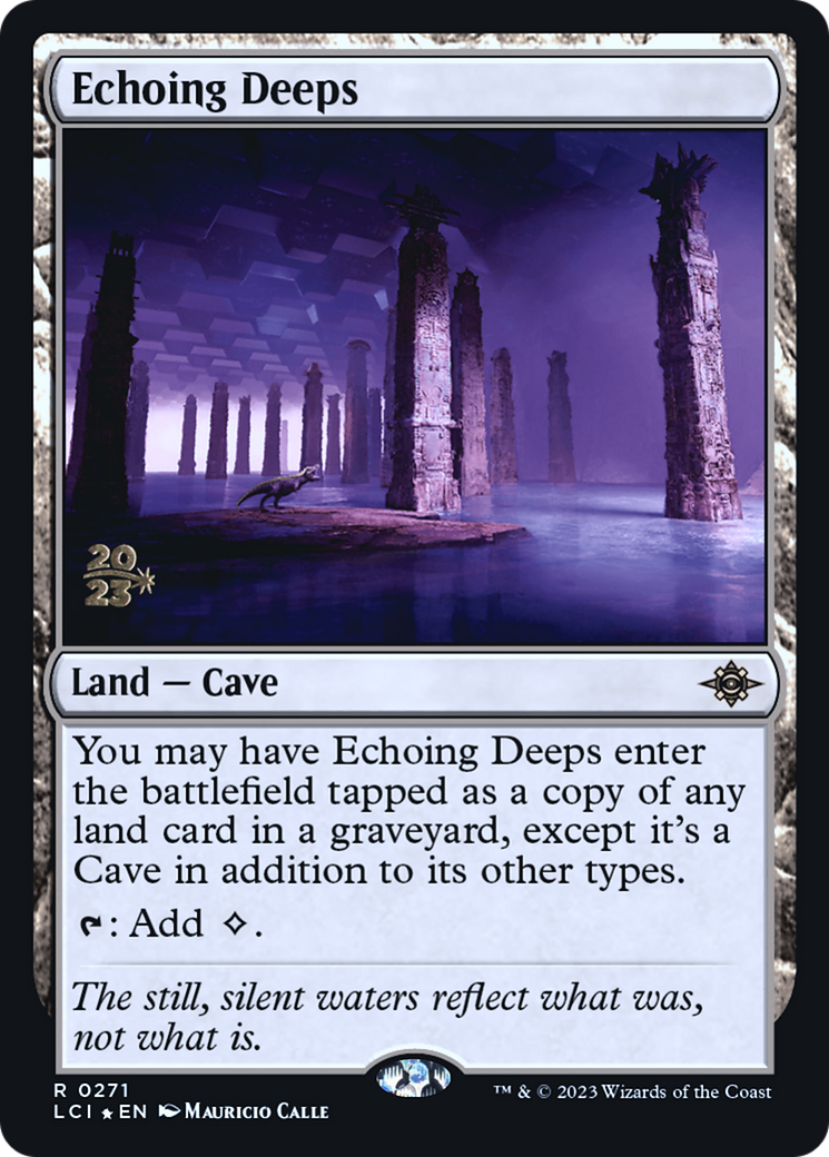 Echoing Deeps (PRE-271) [The Lost Caverns of Ixalan Promos] Foil