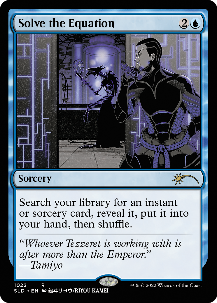 Solve the Equation (SLD-1022) [Secret Lair Drop] Foil