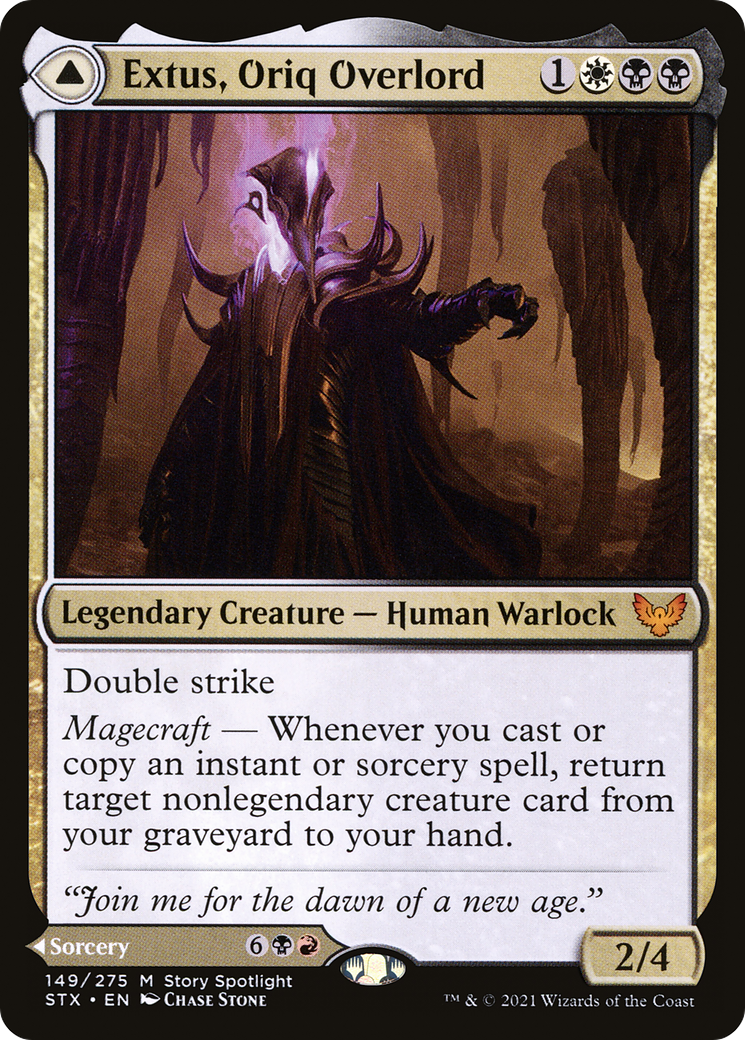 Extus, Oriq Overlord (STX-149) [Strixhaven: School of Mages] Foil
