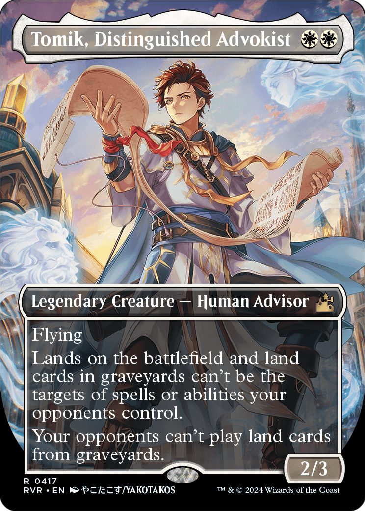 Tomik, Distinguished Advokist (Anime Borderless) (RVR-417) [Ravnica Remastered]
