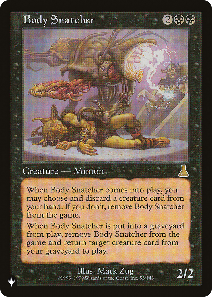 Body Snatcher (LIST-53/143) [The List]