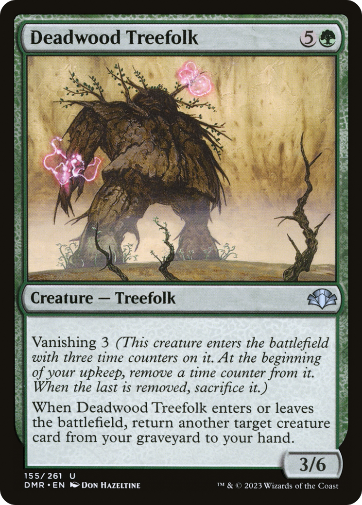 Deadwood Treefolk - Foil [Dominaria Remastered]