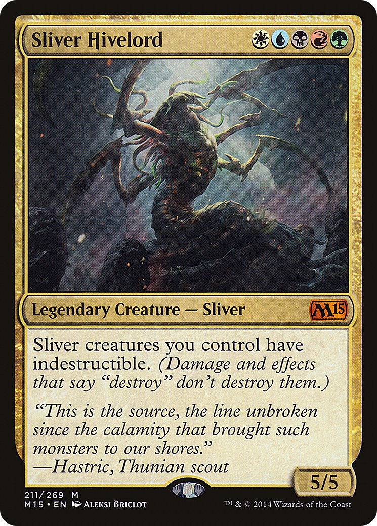 Sliver Hivelord (M15-211) [Magic 2015] Foil
