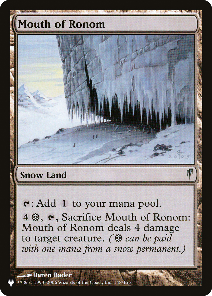 Mouth of Ronom (LIST-148/155) [The List]
