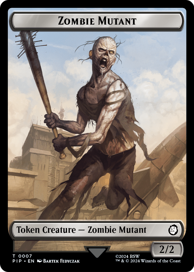 Zombie Mutant (TPIP-007) [Fallout Tokens] Foil