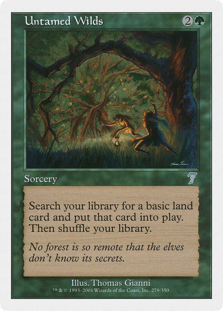 Untamed Wilds (7ED-279) [7th Edition] Foil
