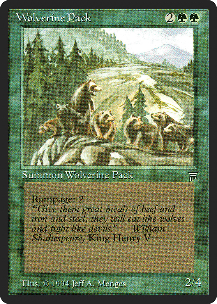 Wolverine Pack [Legends]