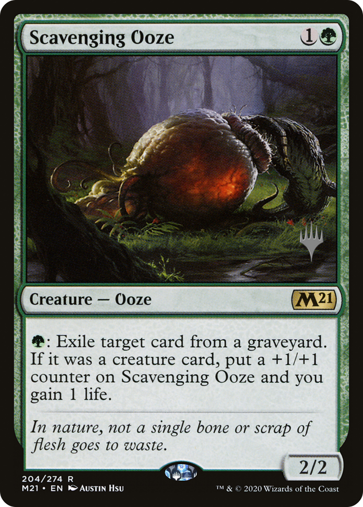 Scavenging Ooze (PPM21-204) [Promo Pack: Core Set 2021 Promos]