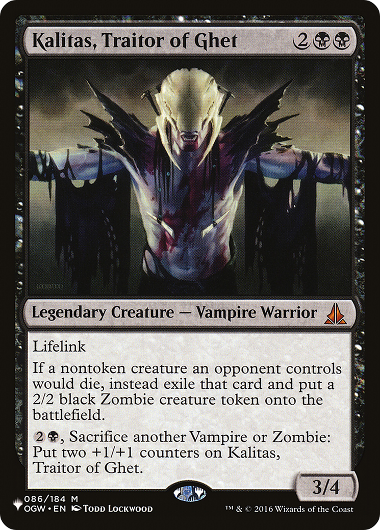 Kalitas, Traitor of Ghet (LIST-086/184) [The List]