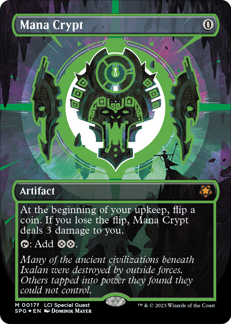 Mana Crypt (SPG-17F) (Borderless) [Special Guests] Foil