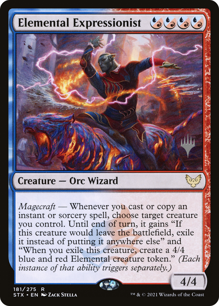 Elemental Expressionist (PPSTX-181) [Promo Pack: Strixhaven: School of Mages Promos] Foil