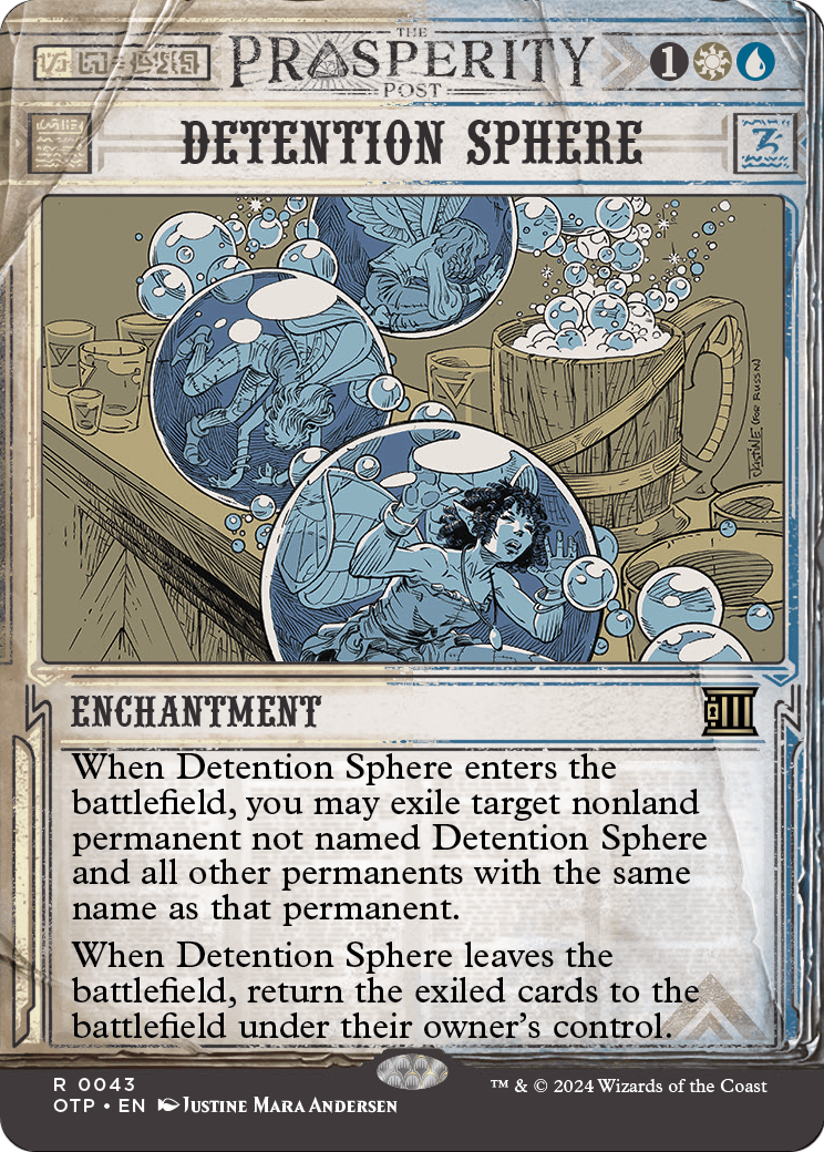 Detention Sphere (OTP-043) (Showcase) (Borderless) [Breaking News]