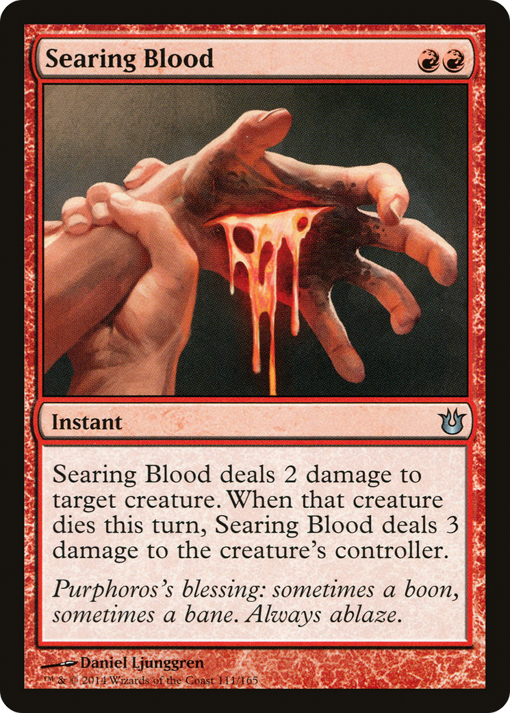 Searing Blood (BNG-111) [Born of the Gods]