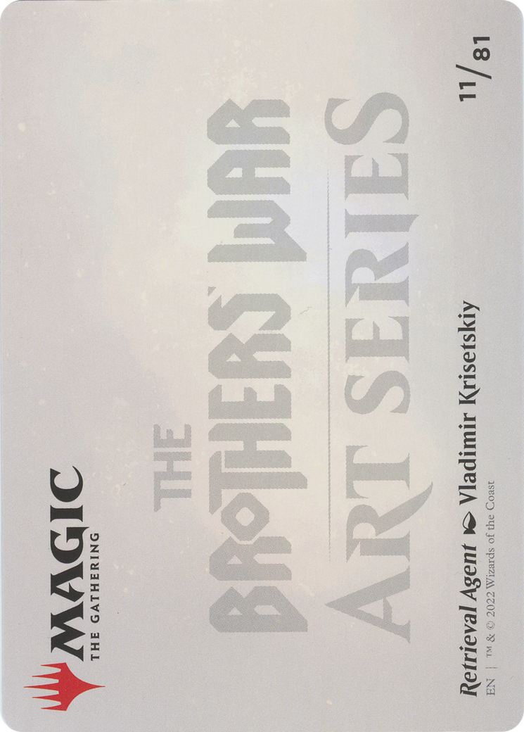 Retrieval Agent // Retrieval Agent (ABRO-011) (Borderless) [The Brothers' War Art Series] Foil
