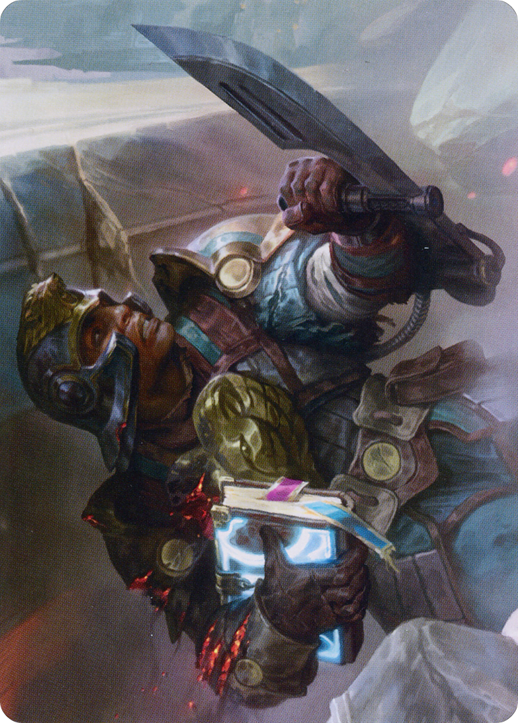 Retrieval Agent // Retrieval Agent (ABRO-011) (Borderless) [The Brothers' War Art Series] Foil