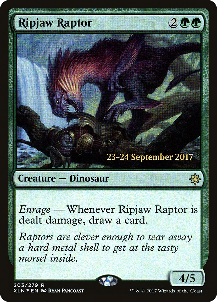 Ripjaw Raptor (PRE-203) [Ixalan Promos] Foil