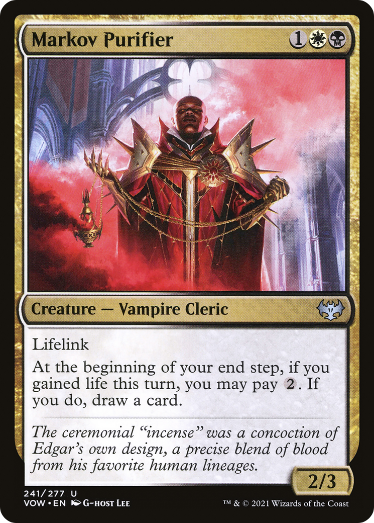 Markov Purifier (VOW-241) [Innistrad: Crimson Vow]