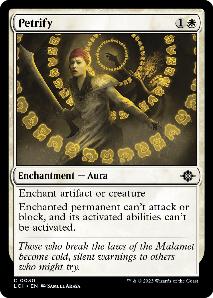 Petrify (LCI-030) [The Lost Caverns of Ixalan]