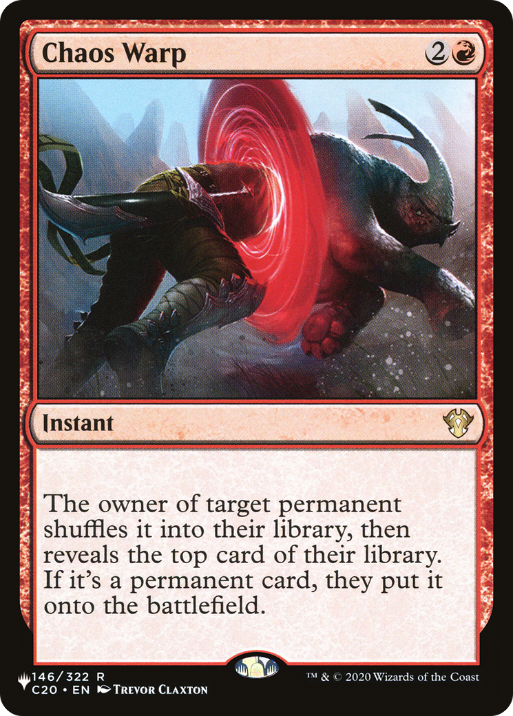Chaos Warp (C20) (LIST-146) [The List]