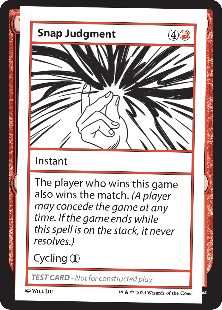 Snap Judgment [Mystery Booster 2]