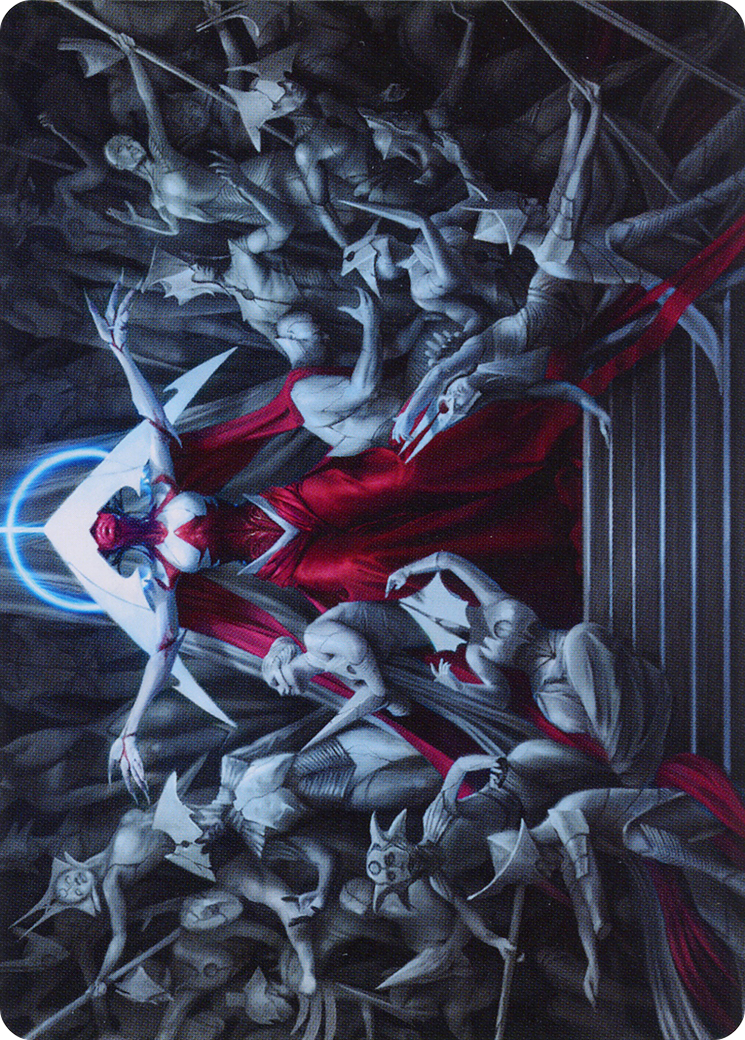 Elesh Norn, Mother of Machines // Elesh Norn, Mother of Machines (AONE-002) (Borderless) [Phyrexia: All Will Be One Art Series]