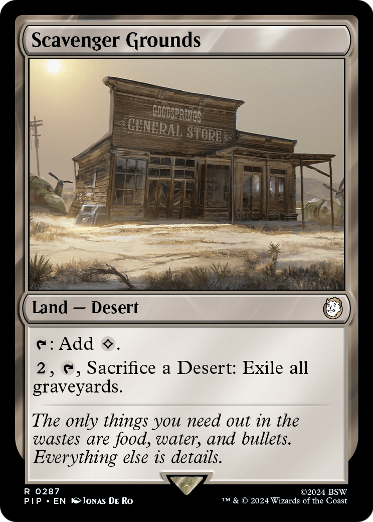 Scavenger Grounds (PIP-287) [Fallout] Foil