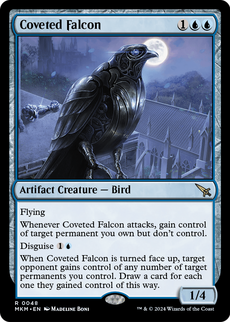 Coveted Falcon - Foil [Murders at Karlov Manor]