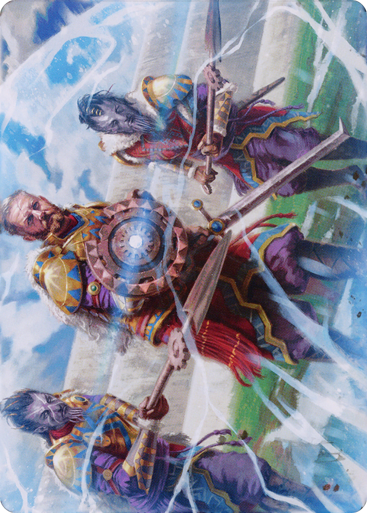 Argivian Phalanx // Argivian Phalanx (ADMU-003) (Borderless) [Dominaria United Art Series]